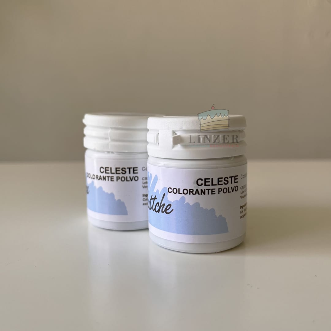 Colorante en polvo Celeste - Linzer insumos reposteria 