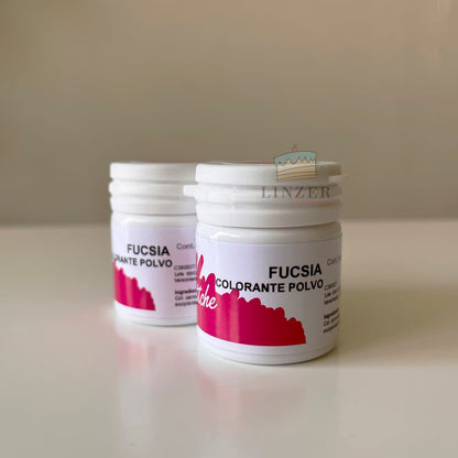 Colorante en polvo Fucsia - Linzer insumos reposteria 