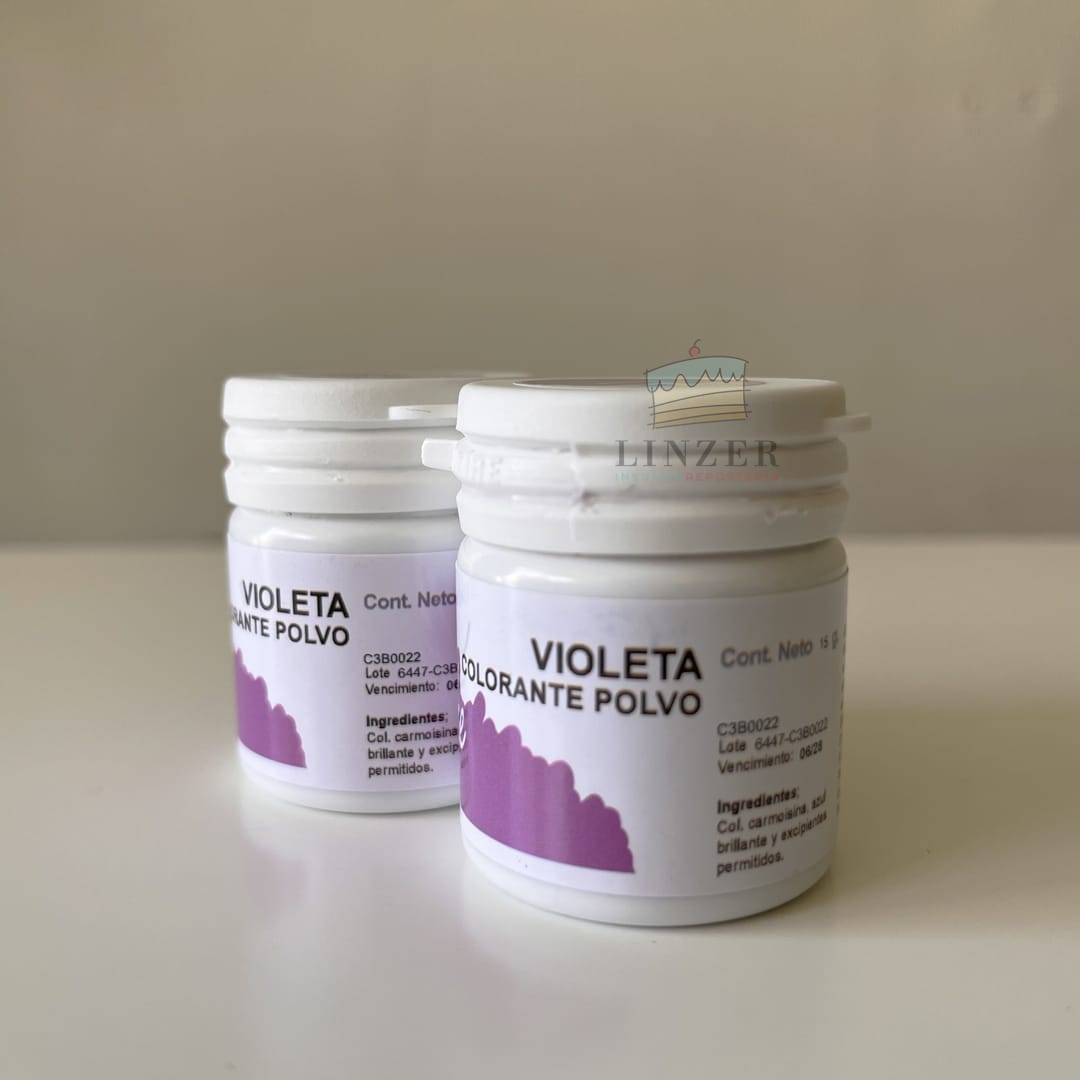 Colorante en polvo Violeta - Linzer insumos reposteria 