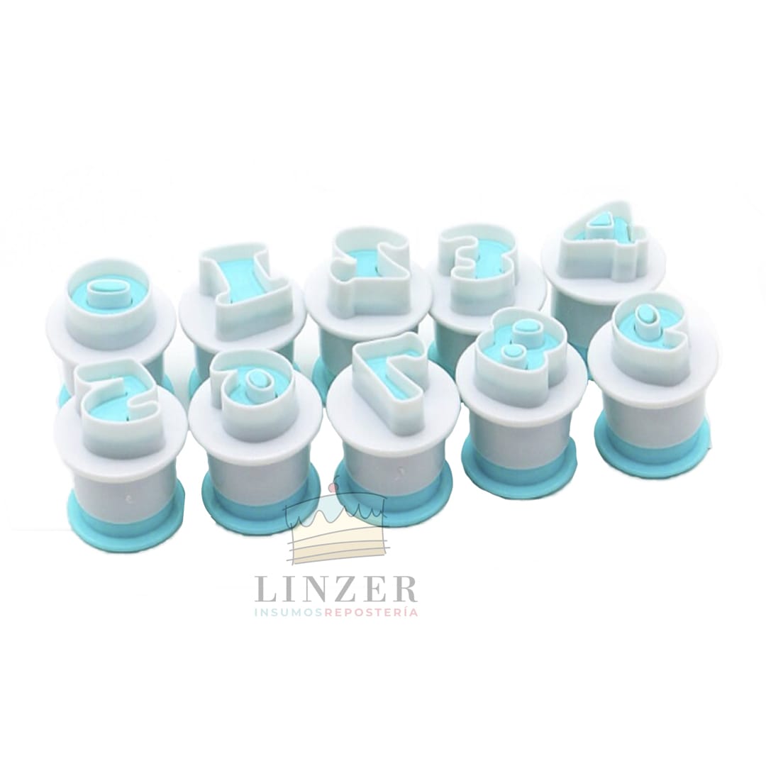 Cortador de números con expulsor - Linzer insumos reposteria 