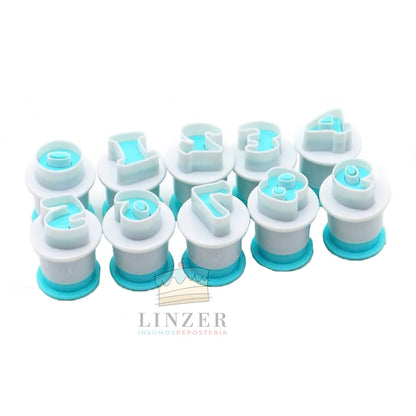 Cortador de números con expulsor - Linzer insumos reposteria 