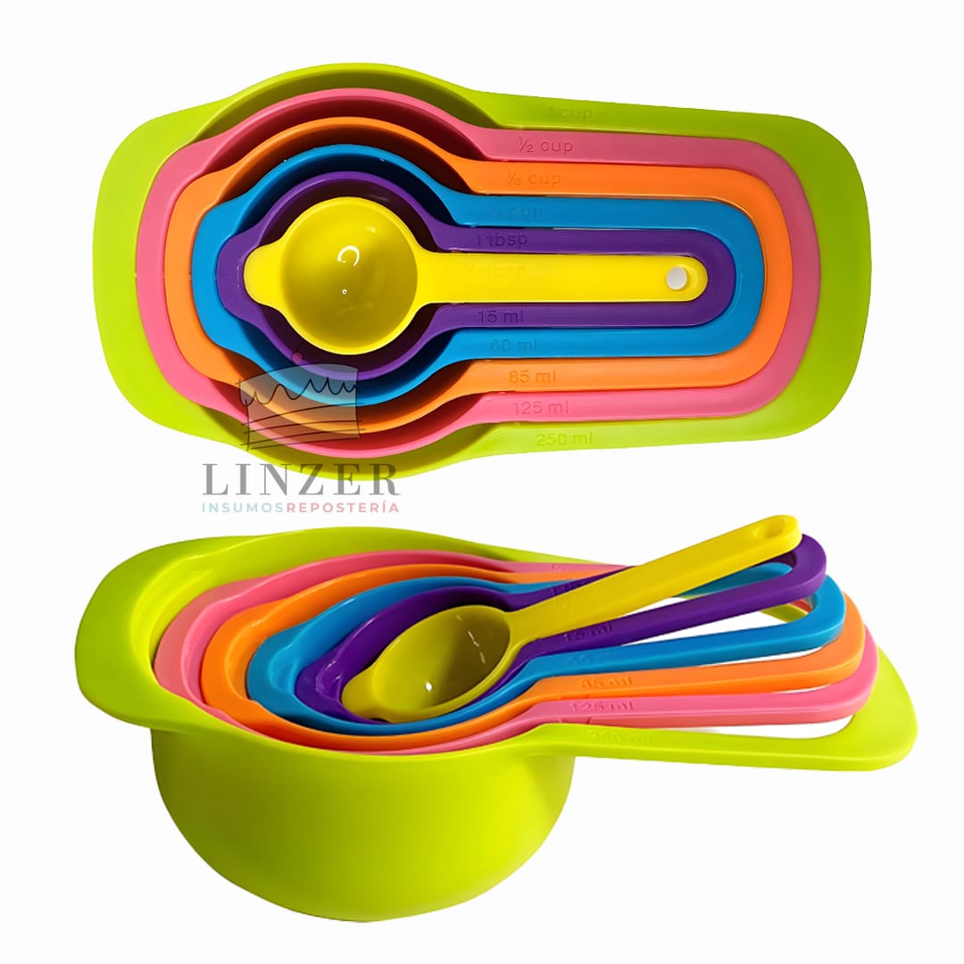 Cucharas medidoras 6 piezas - Linzer insumos reposteria 