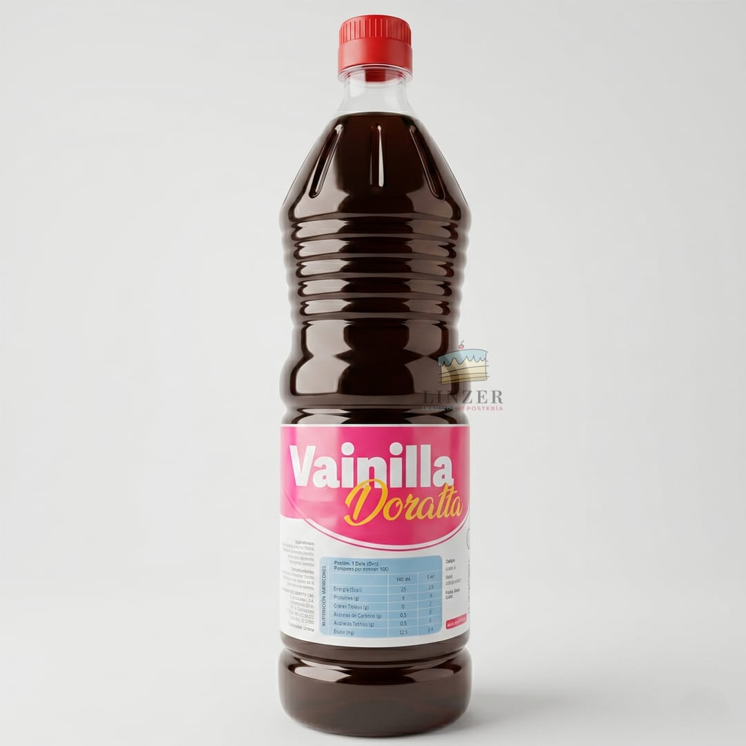 Esencia de Vainilla Doratta (1 L) - Linzer insumos reposteria 