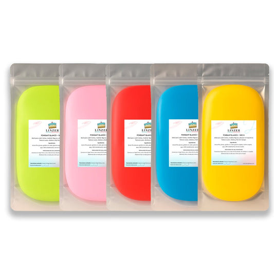 Fondant colores 500 grs.