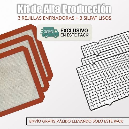 Kit de Horneo Profesional: Alta Producción + Despacho Gratis - Linzer insumos reposteria 