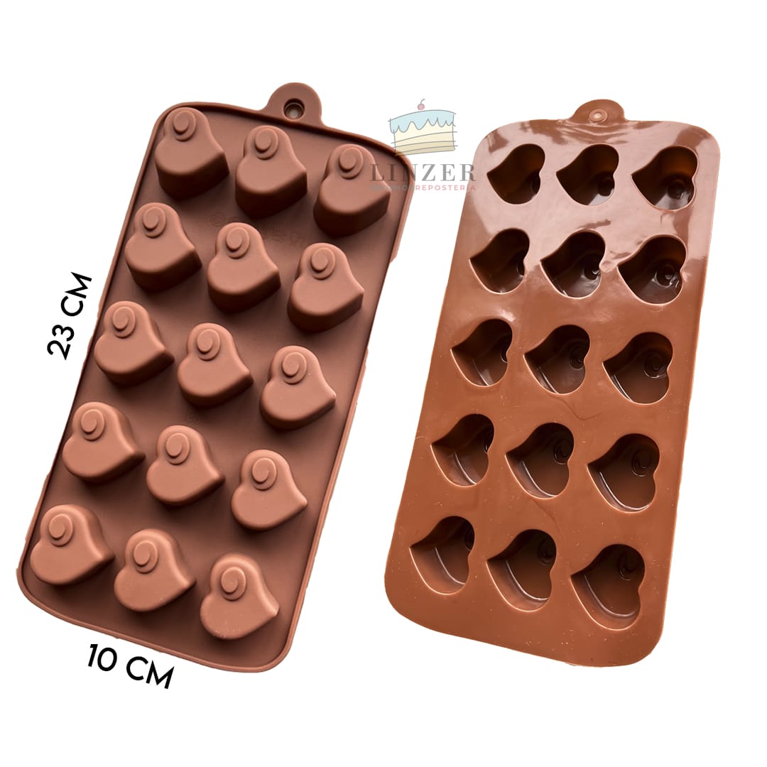 Molde chocolate sweetheart - Linzer insumos reposteria 