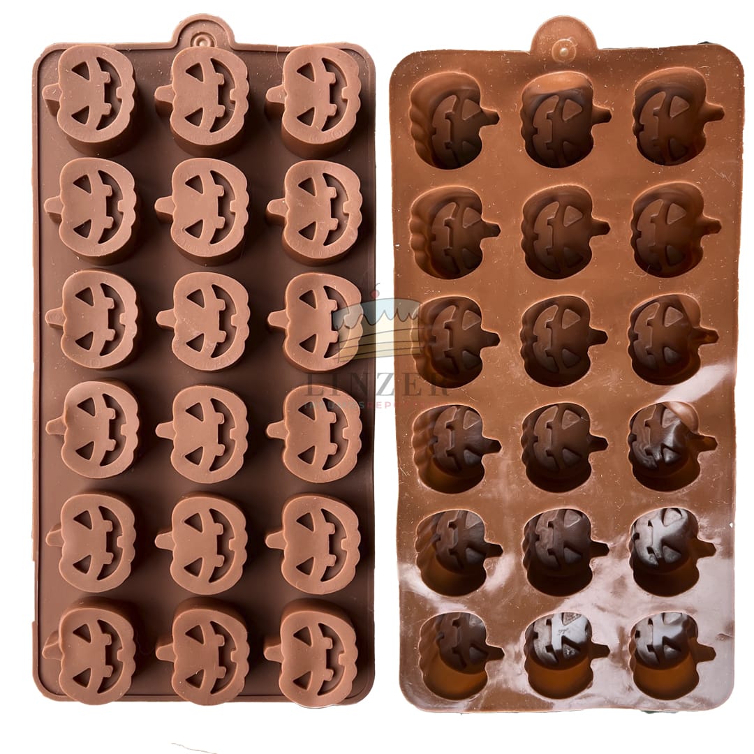 Molde de silicona calabazas - Linzer insumos reposteria 