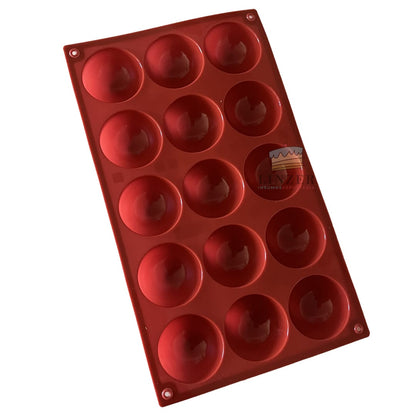 Molde de Silicona Semiesfera - Linzer insumos reposteria 