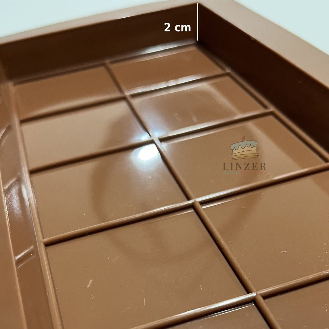 Molde Silicona: Chocolate Dubái - Linzer insumos reposteria 