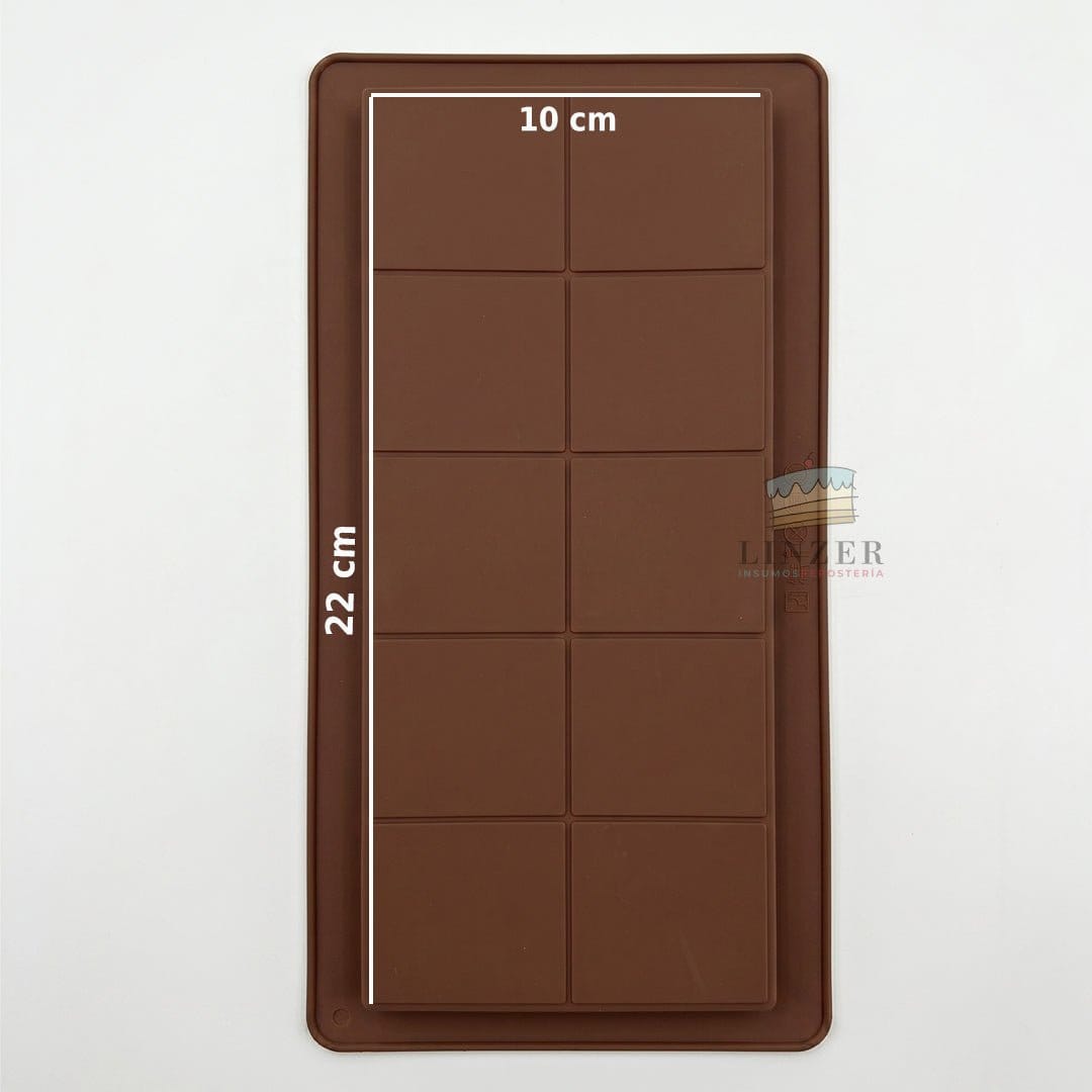 Molde Silicona: Chocolate Dubái - Linzer insumos reposteria 