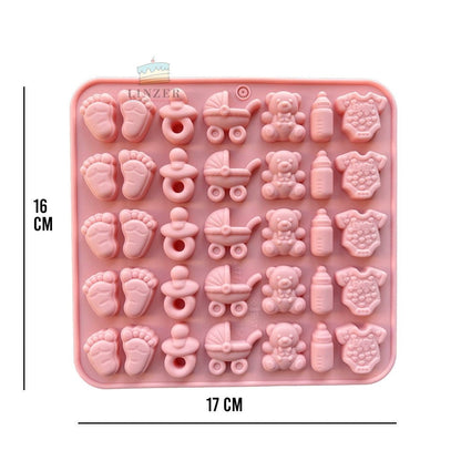 Molde Silicona: Sugar Baby - Linzer insumos reposteria 