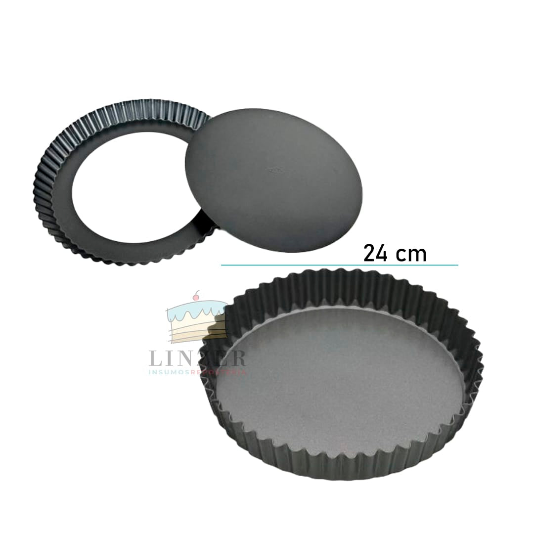 Molde tartaleta 24 cm - Linzer insumos reposteria 