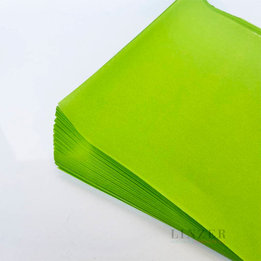 Papel para Alfajores 15x15 - Verde manzana - Linzer insumos reposteria