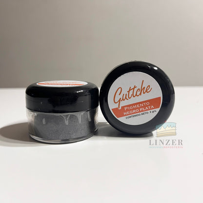 Pigmento Negro Plata Matizador - Linzer insumos reposteria 