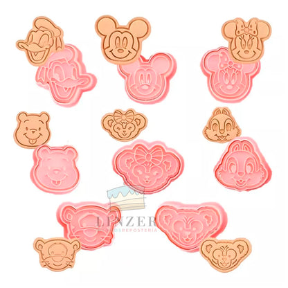 Set cortador y marcador Disney - Linzer insumos reposteria 
