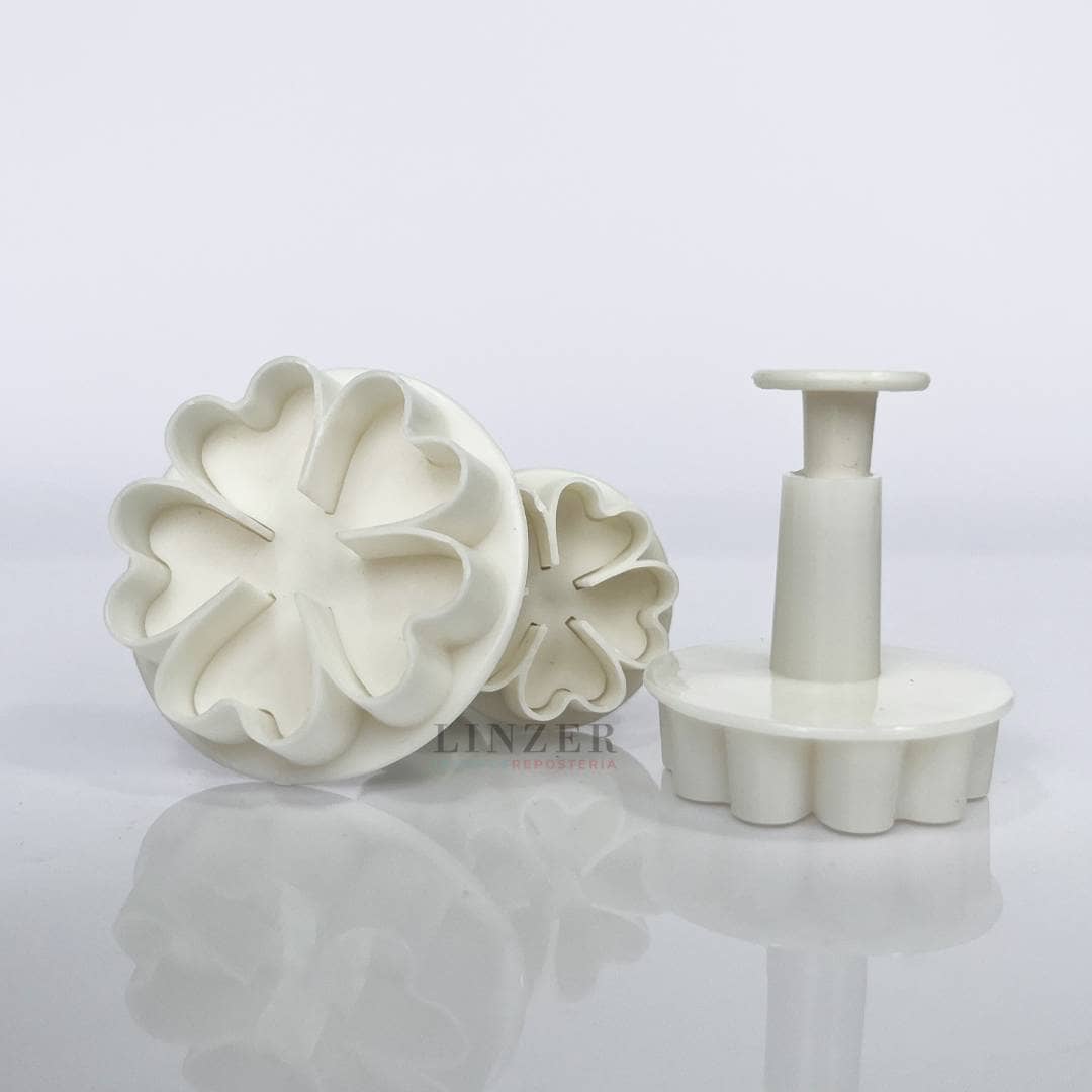 Set de 3 Cortadores de Flor de Cerezo - Linzer insumos reposteria 