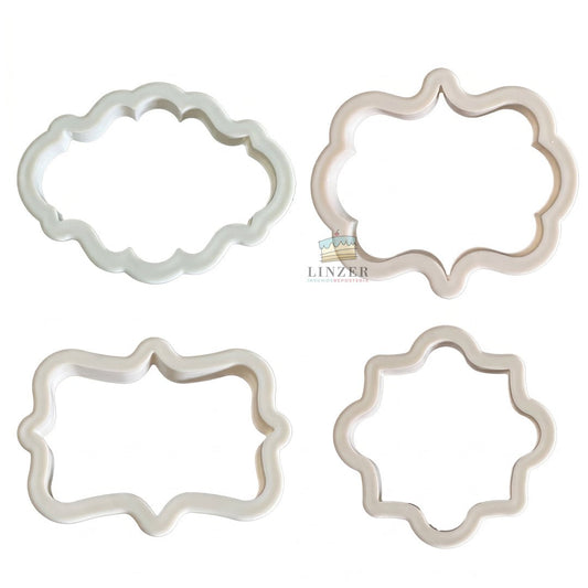 Set de 4 Cortadores Placa Marco Vintage
