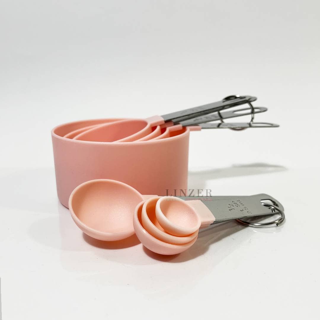 Set de 8 Tazas y Cucharadas Medidoras - Linzer insumos reposteria 