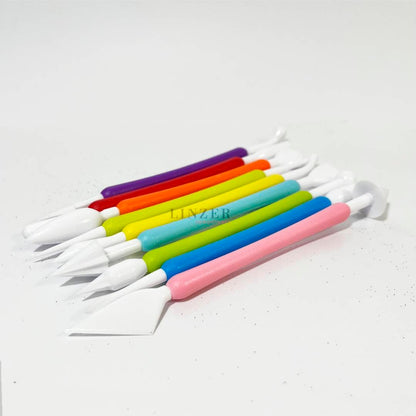Set de 9 Estecas para modelado - Linzer insumos reposteria 