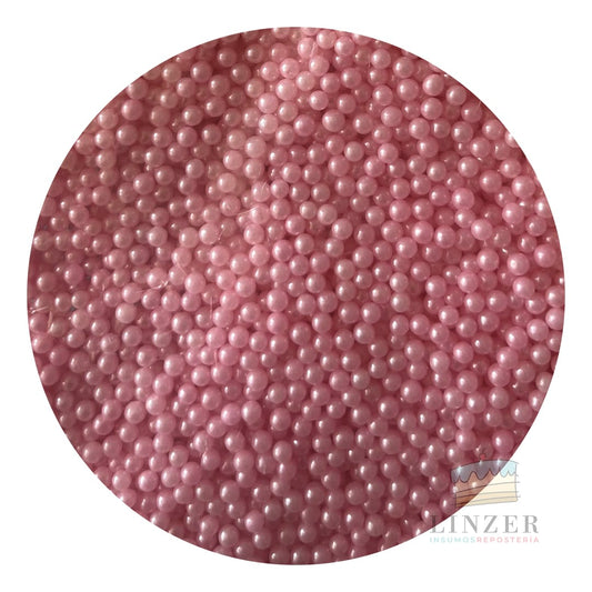 Sprinkles perlado rosa - Linzer insumos reposteria 