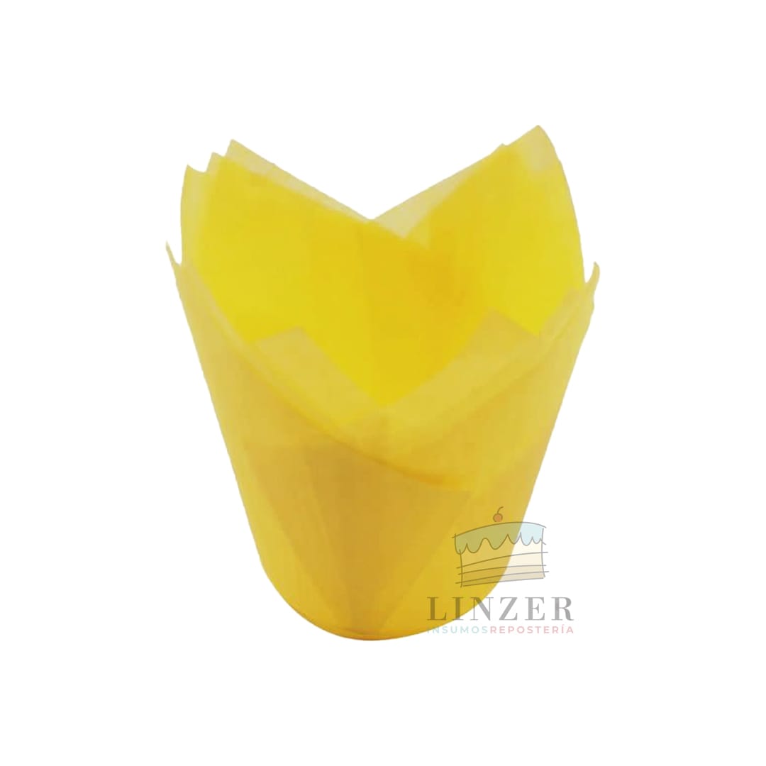 Tulipas de papel pack 50 unidades - Linzer insumos reposteria 