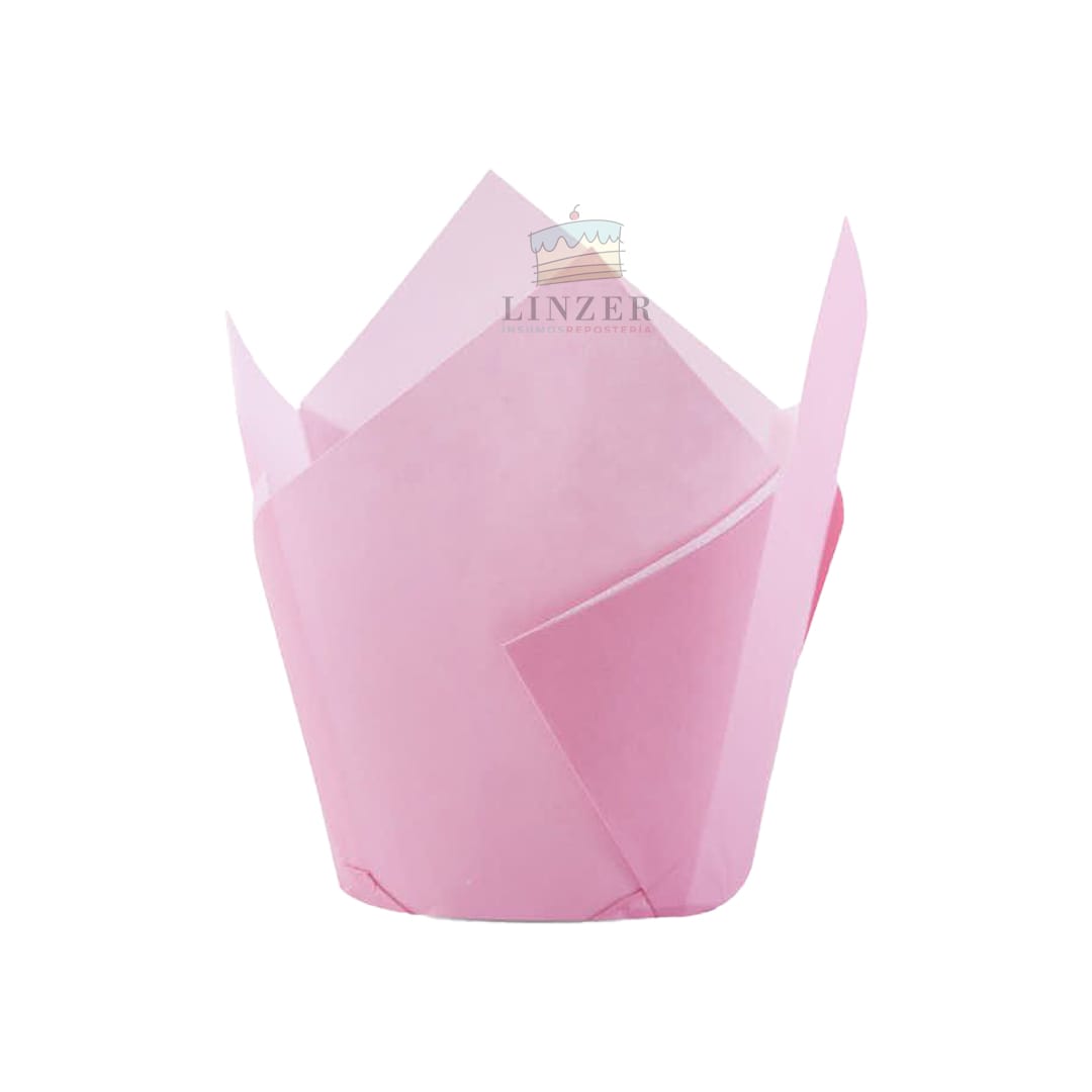 Tulipas de papel pack 50 unidades - Linzer insumos reposteria 