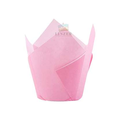 Tulipas de papel pack 50 unidades - Linzer insumos reposteria 